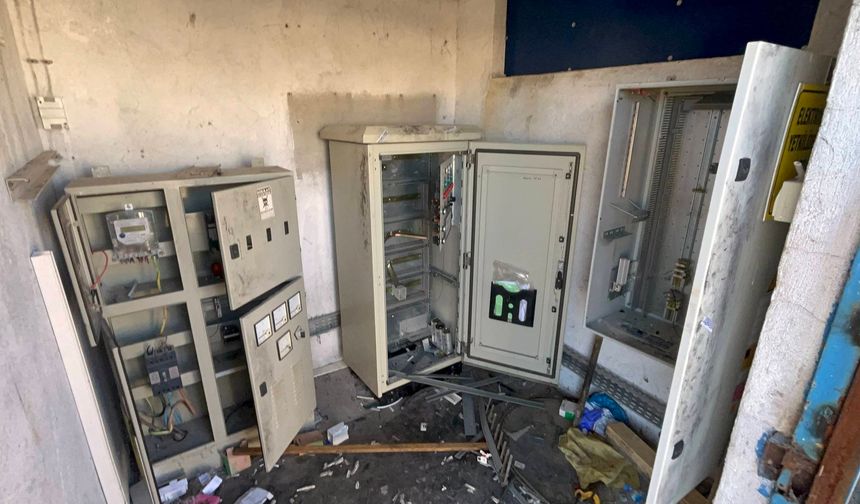 ESKİ’nin arıtma tesisine hırsız girdi