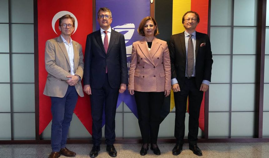 Belçika heyetinden Başkan Ünlüce’ye ziyaret