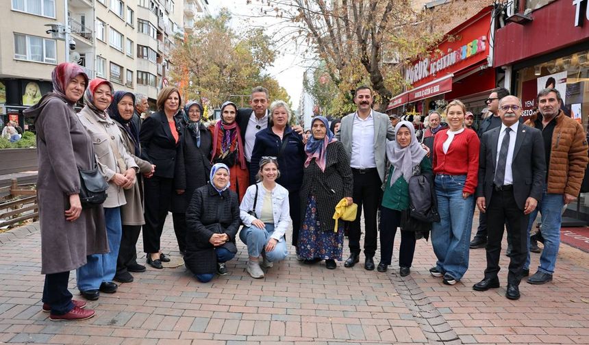CHP Grup Başkanvekili Başarır ve Başkan Ünlüce vatandaşla buluştu