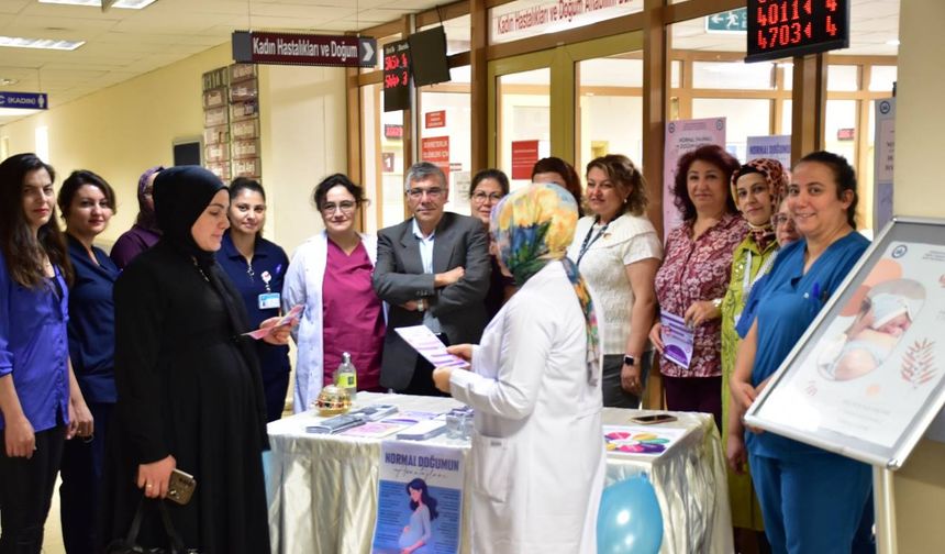 ESOGÜ Hastanesi'nde Normal Doğum Haftası etkinliği