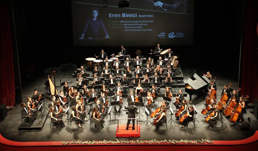 Senfoni Orkestrası ve marimba sanatçısı Eren Binici’den unutulmaz konser