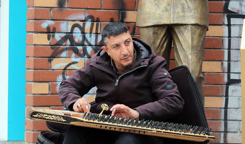 Havaların soğuması sokak sanatına engel olamadı