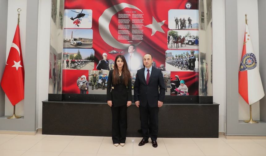 Cumhuriyet Savcısı Dağdeviren, İl Emniyet Müdürü Yılmaz'ı ziyaret etti