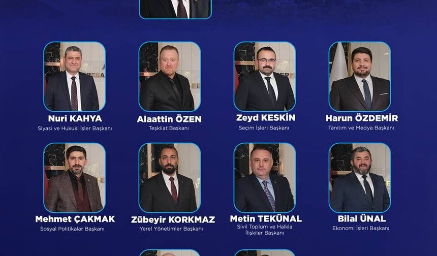 AK Parti Tepebaşı'nda ilçe yönetme kurulu belli oldu