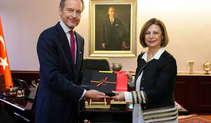 Belçika Büyükelçisi Velde’den Başkan Ünlüce’ye ziyaret