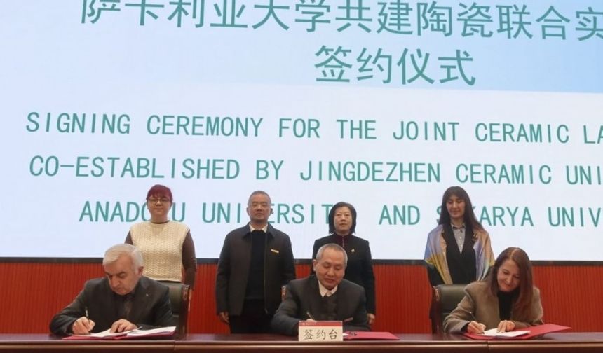 Türkiye ve Çin ortaklığında “Uluslararası Seramik Laboratuvarı” kuruldu