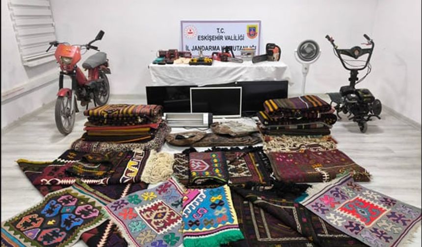 İlçedeki 20 eve girerek hırsızlık yapan 2 kişi yakalandı