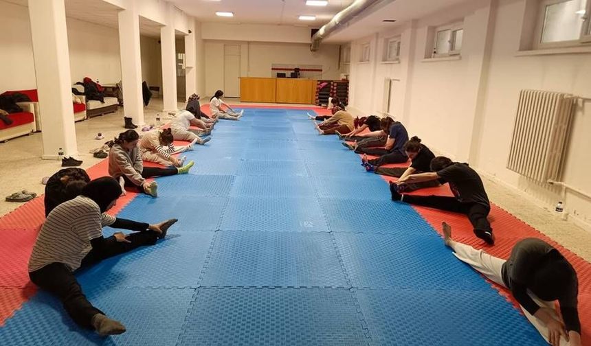 Bala Hatun Yurdu’nda taekwondo eğitimleri sürüyor