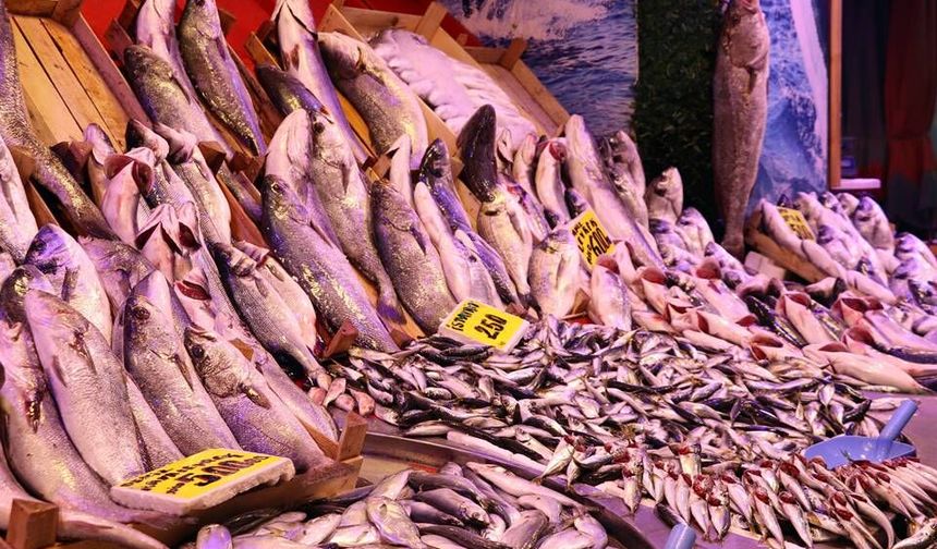 Soğuk havalar, balık tezgahlarını da vurdu