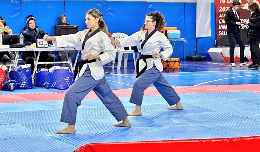 Eskişehir'de Büyükler Taekwondo İl Şampiyonası düzenlendi