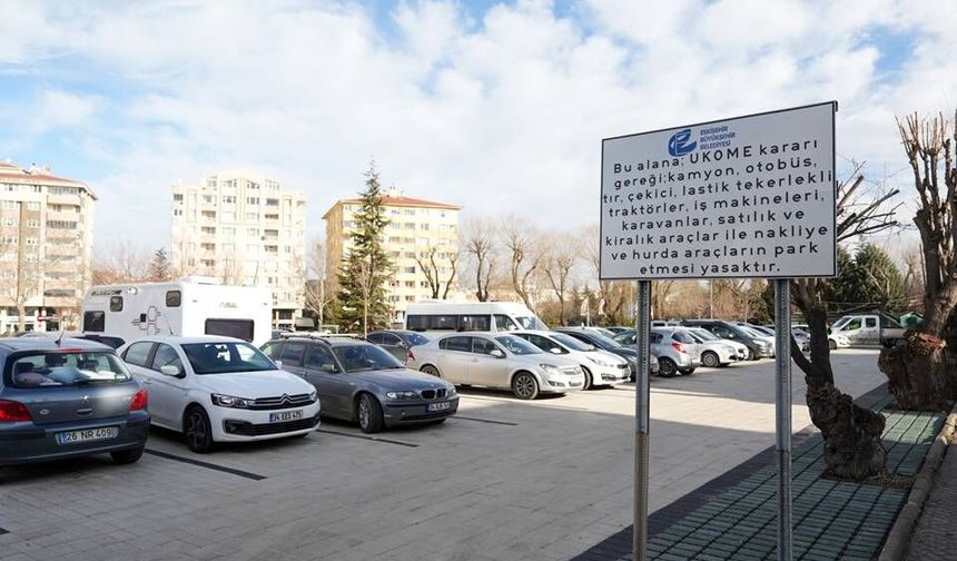 Ücretsiz otoparklarda yeni dönem: Kamyon, tır ve karavanlara yasak