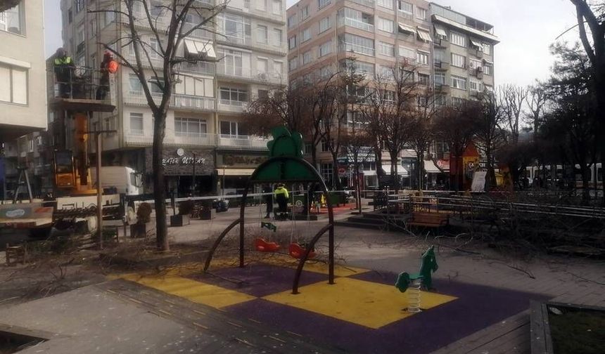 Yediler Parkında önlem