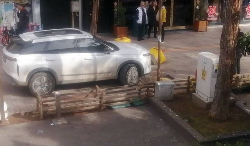 Yasak yere girmeye kalktı