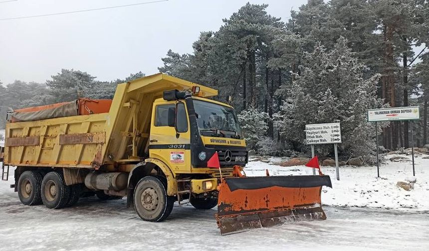 Mihalıççık’ta kışa karşı güçlü önlem