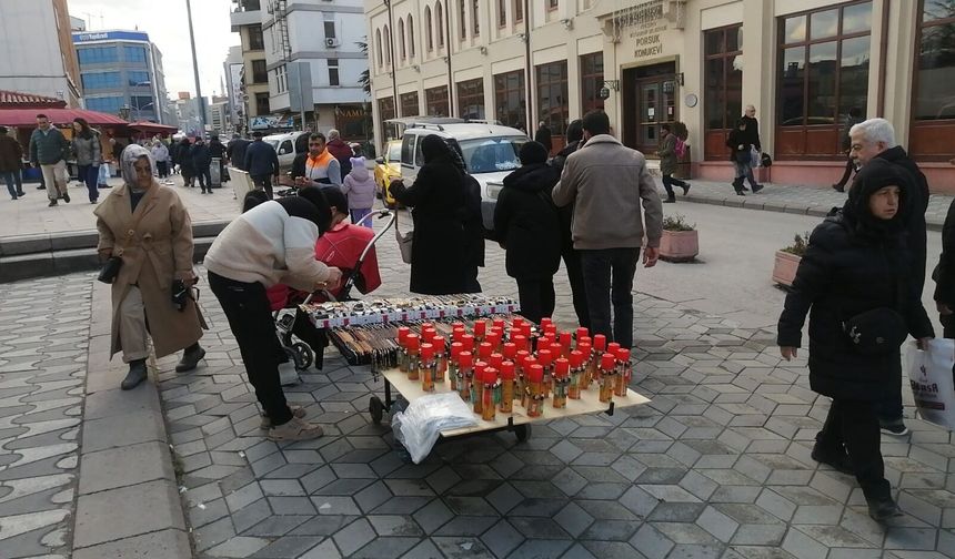 Eskişehir'de köprü üstü satışlara tepki