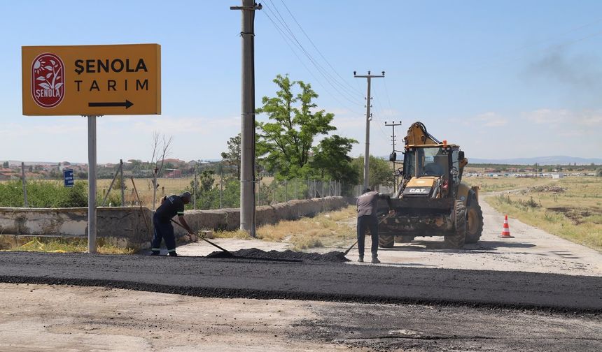 Mahmudiye ve Çifteler’de yol çalışmaları tamamlandı