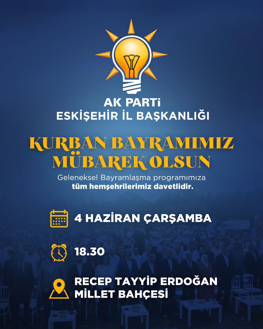 Ak Parti Eskişehir Bayramlaşma Davet Eskisehirnabiz