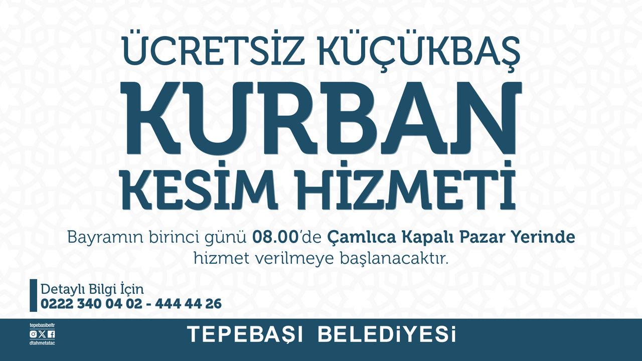 Kurban Kesi̇m Yeri̇ Eskisehirnabiz