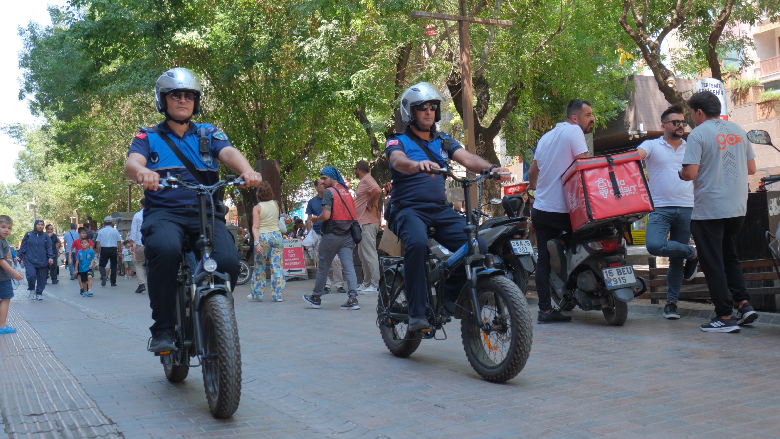 Odunpazarı Belediyesi Zabıta Ekiplerine 7 Elektrikli Bisiklet (1)