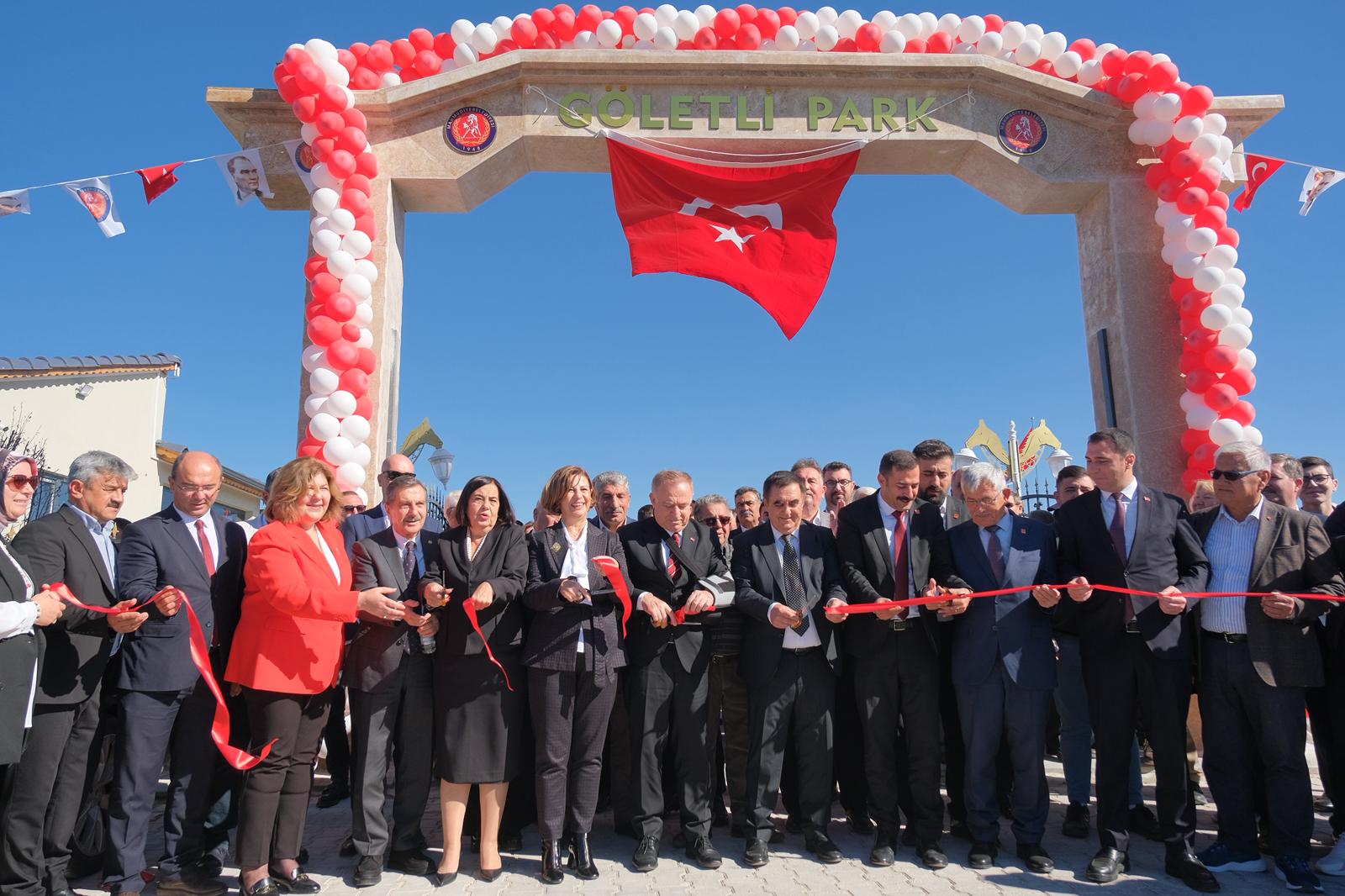 Göletli̇ Park Hi̇zmete Açildi (1)